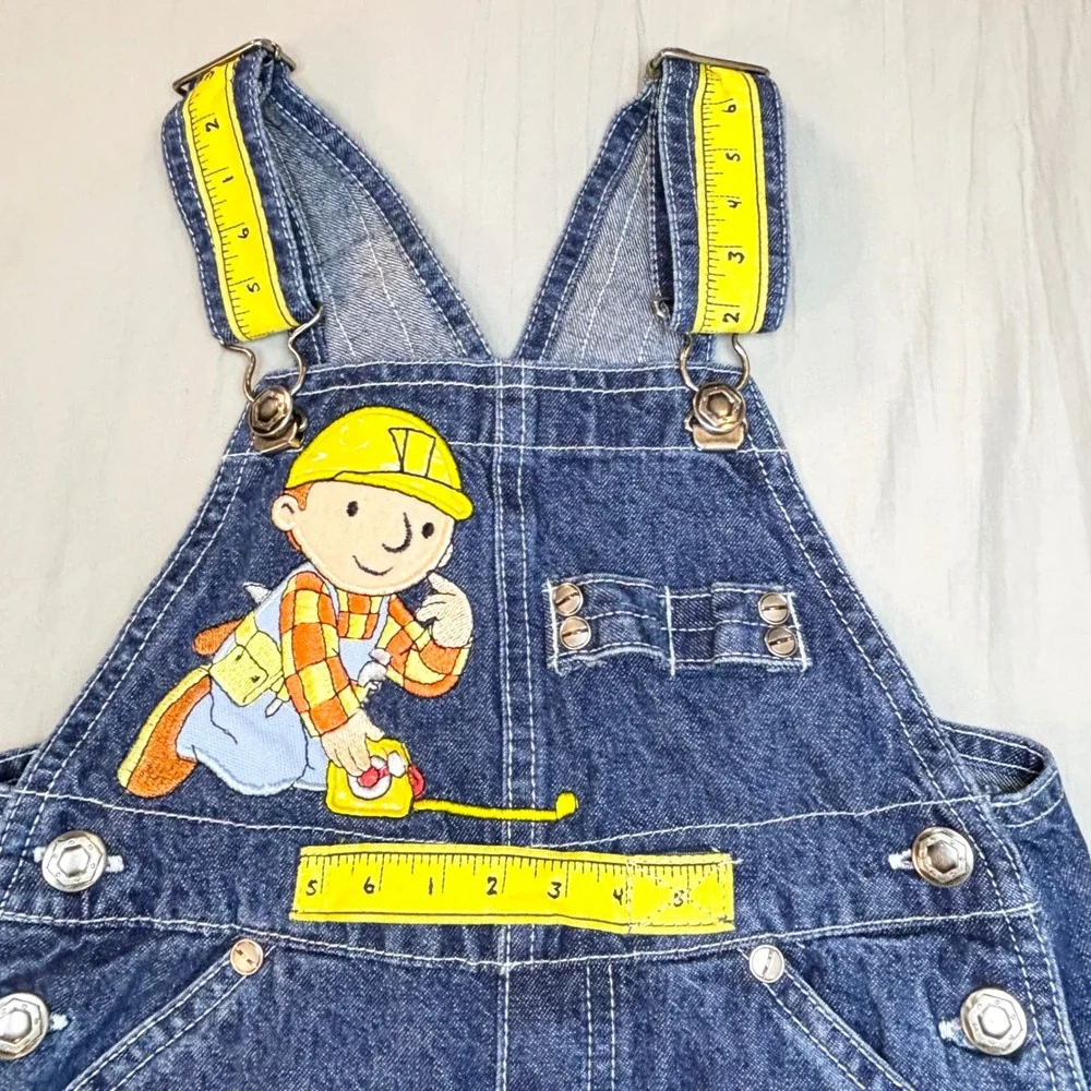 Vintage Bob the Builder  Denim Overalls 3T Blue  Construction